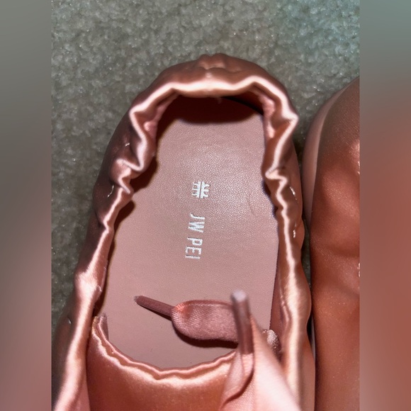 JW PEI Pink Satin Women's Shoes - Picture 5 of 7